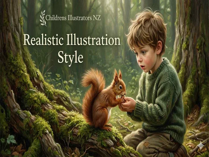Realistic Illustration Style
